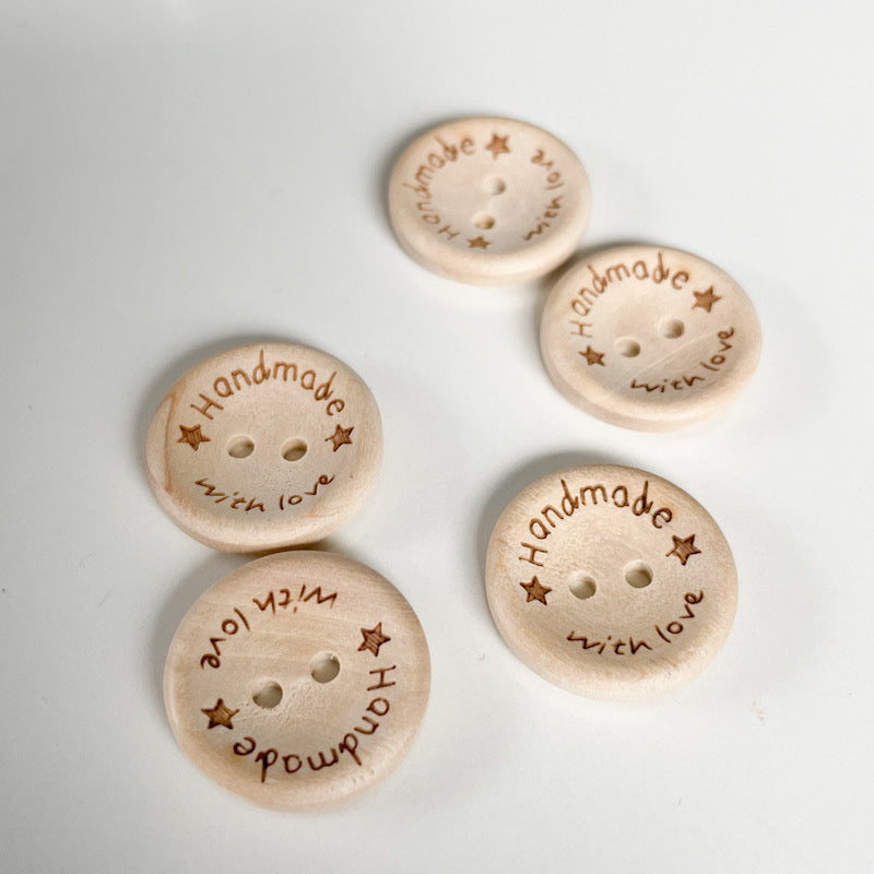 Puunappi handmade teksti