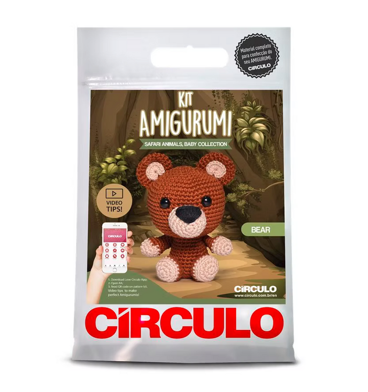 Safari eläimet -amigurumipakkaus