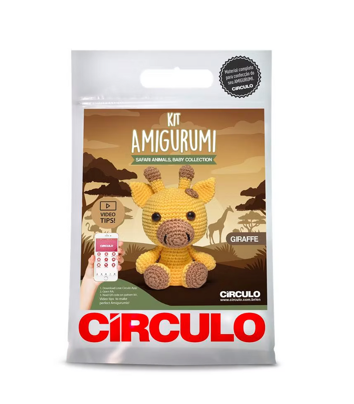Safari eläimet -amigurumipakkaus