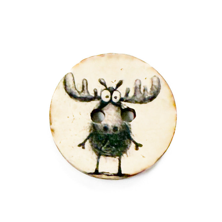 Pyöreä kookosnappi, eläinhahmot