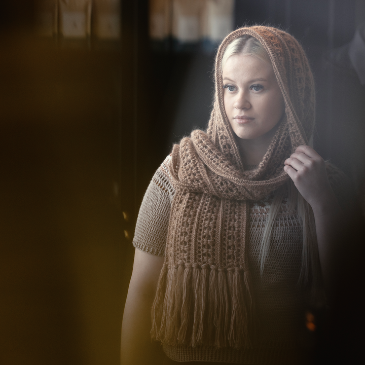 Jalo virkattu huivi (PDF-ohje)