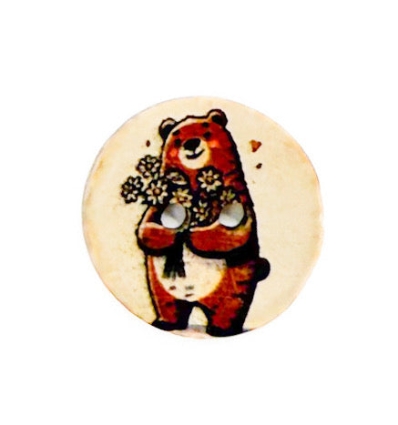 Pyöreä kookosnappi, eläinhahmot