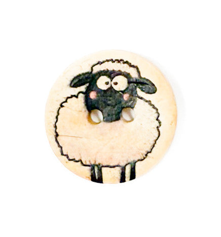 Pyöreä kookosnappi, eläinhahmot