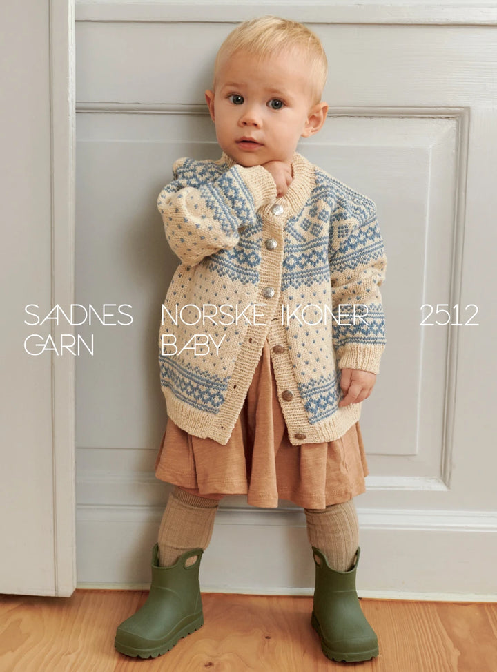 Sandnes Garn Norske Ikoner Baby Neulemallisto (ENG)